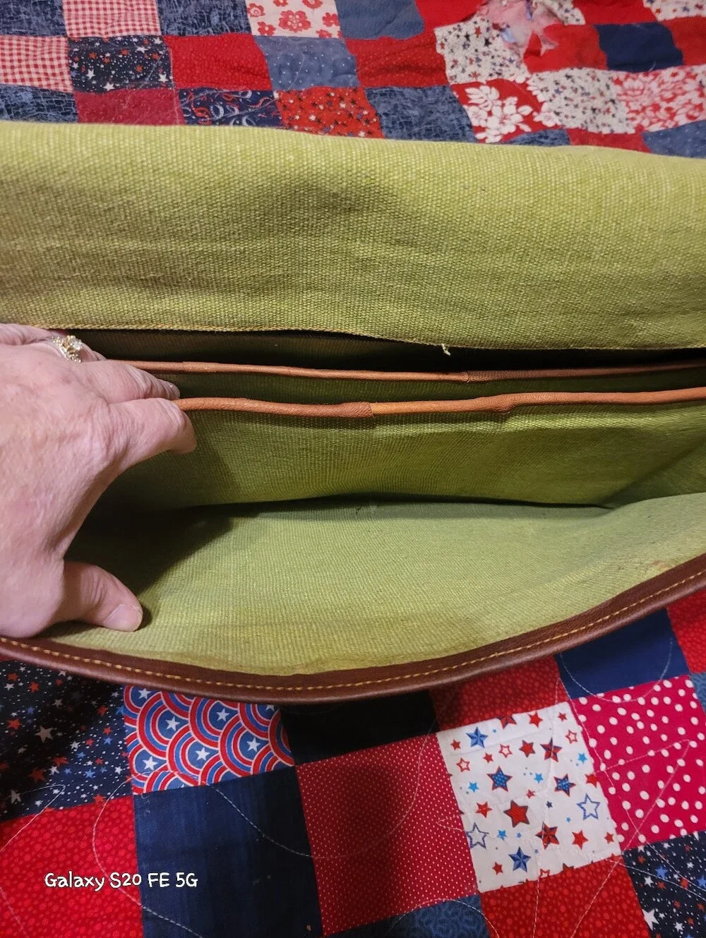 Handmade Leather Attache' Case